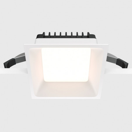 Lampa podtynkowa LED Maytoni Okno | 11x11cm, Biała, IP44