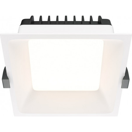 Lampa podtynkowa LED Maytoni Okno | 11x11cm, Biała, IP44