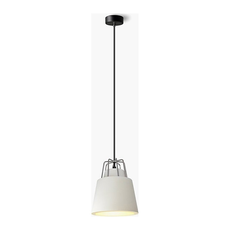 Lampa betonowa wisząca Tiaki | Szara Lumatix - 16cm