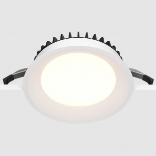 Lampa podtynkowa LED biała Maytoni Okno - 17,5cm | Downlight do łazni