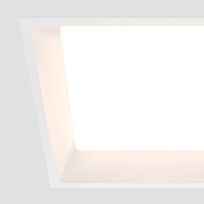 Lampa podtynkowa LED Maytoni Okno - 4000K, biała | Sklep z oświetleniem