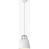 Lampa wisząca gipsowa Tiaki 16cm biała Lumatix - Loftowy Design