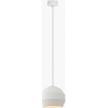 Lampa wisząca Wezen biała Lumatix | Gips, Loft, GU10