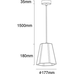 Lampa Betonowa Wisząca Alhena Szara | Lumatix