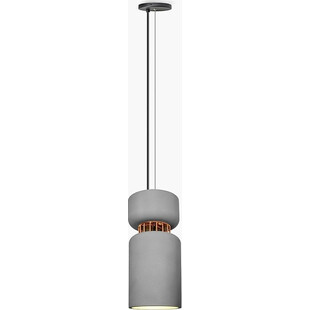 Lampa betonowa wisząca Aludra 16cm | Loftowa lampa Lumatix