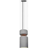 Lampa betonowa wisząca Aludra 16cm | Loftowa lampa Lumatix
