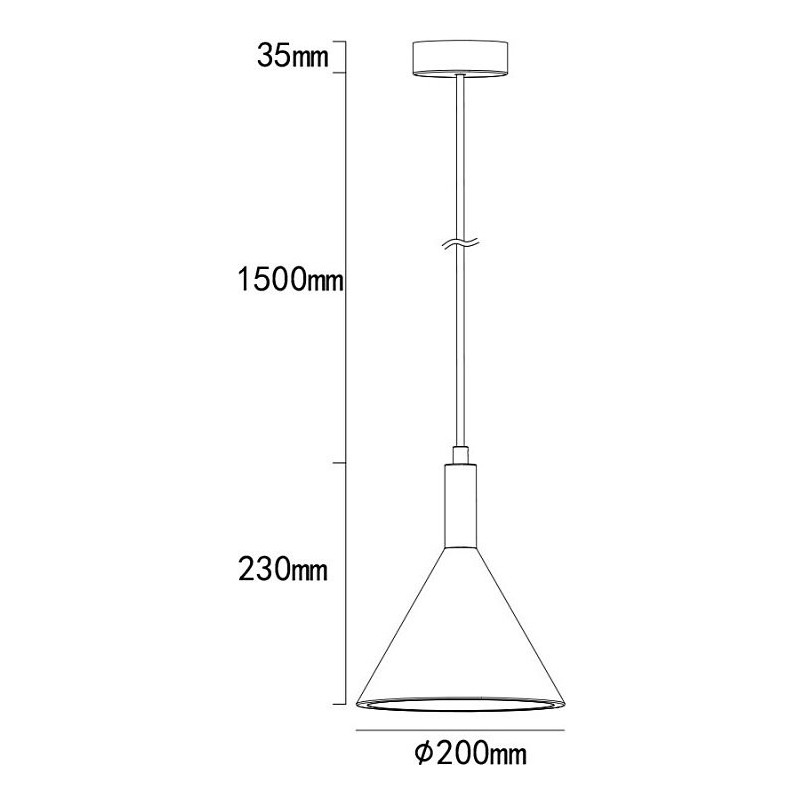 Lampa betonowa Deneb 20cm - Lumatix | Loftowa, Szara