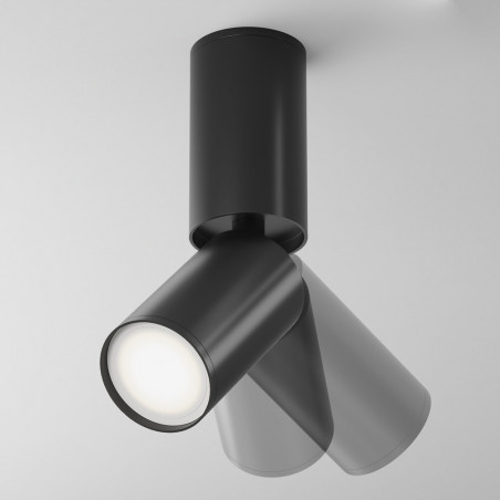 Reflektor sufitowy Focus S Maytoni | Czarny, Metal | Sklep Lamp
