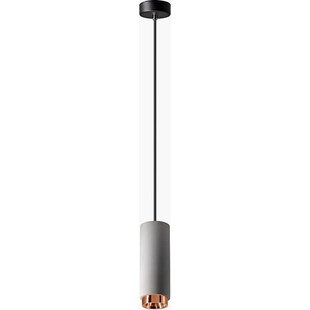 Lampa betonowa wisząca Hadar 9cm - Szara Lumatix | Loft