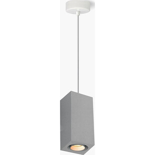 Lampa betonowa Kanopus 2 Lumatix | Loftowa lampa wisząca szara