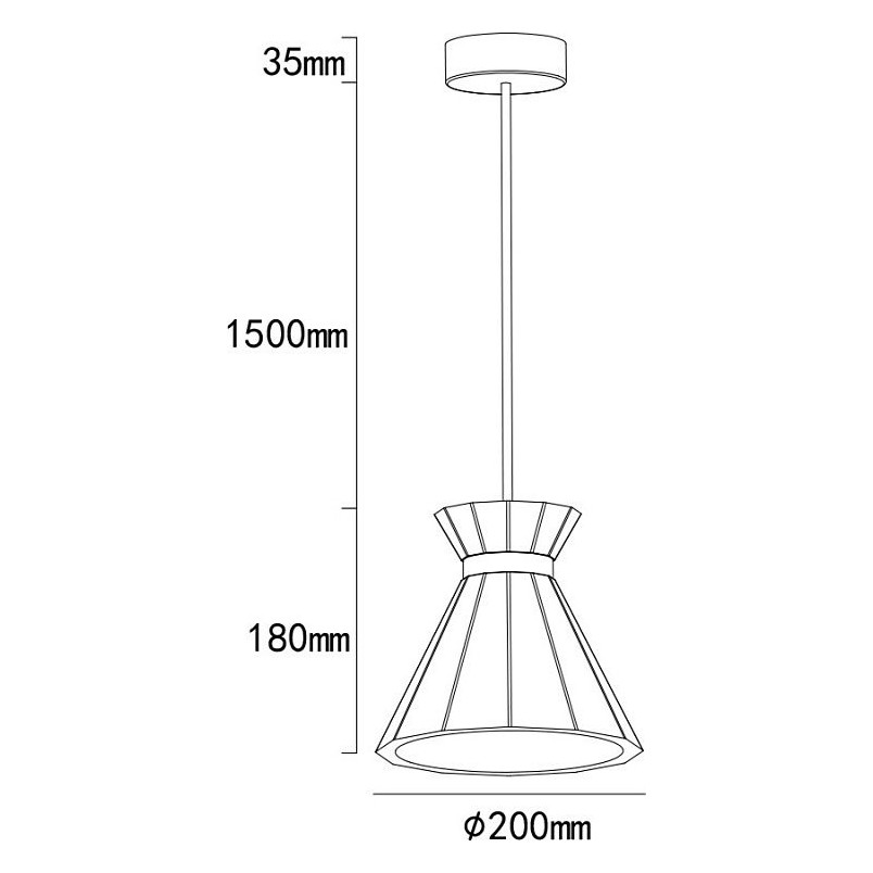Lampa Betonowa Wisząca Mirzam Szara Lumatix | Loftowa