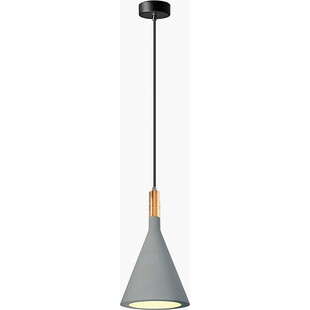 Lampa Betonowa Wisząca Porcjon Szara Lumatix | Loftowa