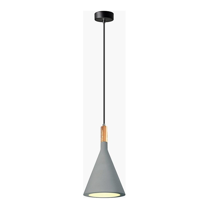 Lampa Betonowa Wisząca Porcjon Szara Lumatix | Loftowa