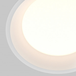Lampa podtynkowa LED Maytoni Okno - Biała, IP44, 17.5cm