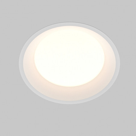 Lampa podtynkowa LED Maytoni Okno - Biała, IP44, 17.5cm