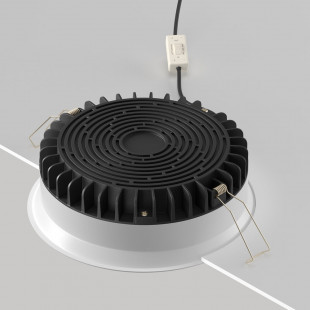 Lampa podtynkowa LED Maytoni Okno - Biała, IP44, 17.5cm