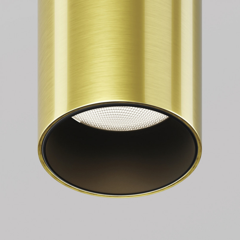 Reflektor sufitowy Focus T LED Maytoni | Mosiądz, 3000K