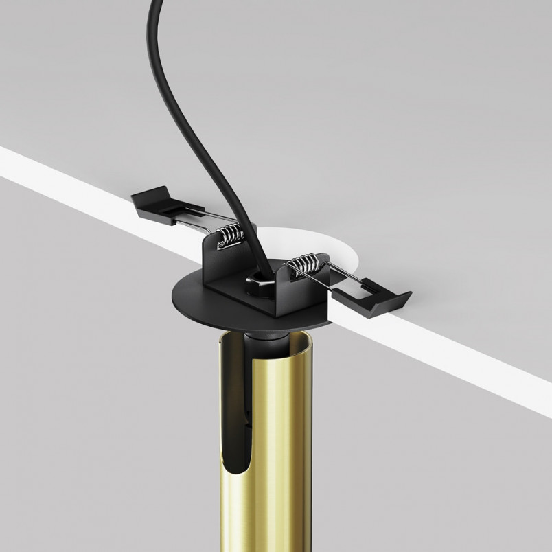 Reflektor sufitowy Focus T LED Maytoni | Mosiądz, 3000K