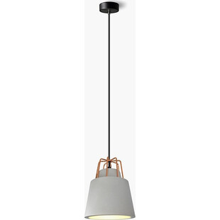 Lampa Betonowa Wisząca Tiaki 16cm Szara Lumatix | Loftowa