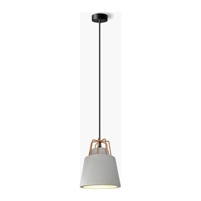 Lampa Betonowa Wisząca Tiaki 16cm Szara Lumatix | Loftowa