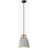 Lampa Betonowa Wisząca Tiaki 16cm Szara Lumatix | Loftowa