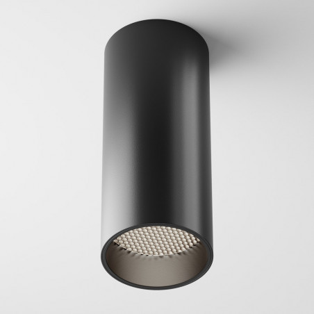 Lampa Maytoni Focus LED - Czarna, Natynkowa | Sklep z Oświetleniem