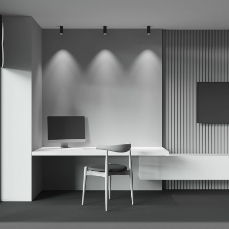 Lampa Maytoni Focus LED - Czarna, Natynkowa | Sklep z Oświetleniem