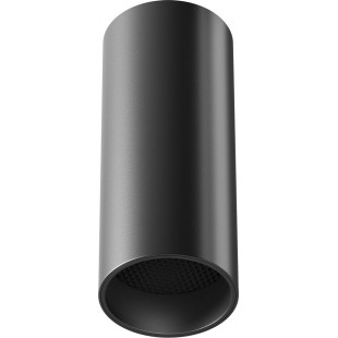 Lampa Tuba LED Focus Maytoni | Natynkowa, Ściemnialna, Czarna