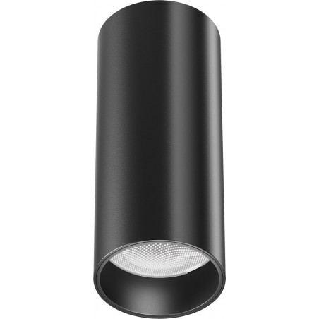 Lampa tuba LED Focus Maytoni | Spot natynkowy czarny