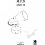 Kinkiet Retro Alton Biały Markslojd | Loft & Vintage