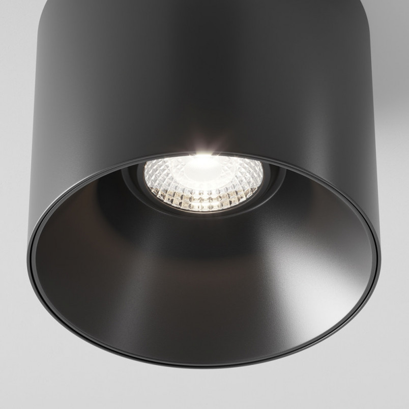 Lampa spot Alfa LED czarna Maytoni - Oświetlenie LED