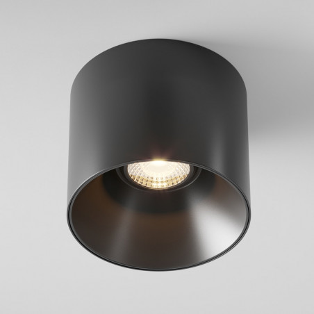 Lampa spot Alfa LED czarna Maytoni | Ściemnialna, 12,5cm