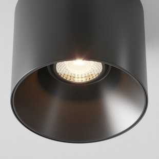 Lampa spot Alfa LED czarna Maytoni | Ściemnialna, 12,5cm