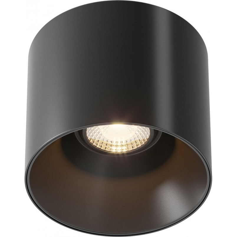 Lampa spot Alfa LED czarna Maytoni | Ściemnialna, 12,5cm