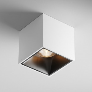 Lampa spot LED kwadratowa Alfa Maytoni | Biała, 7x7cm