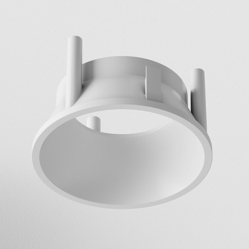 Ramka do lampy LED Maytoni Alfa - biała, 6,7cm | Najlepsza cena