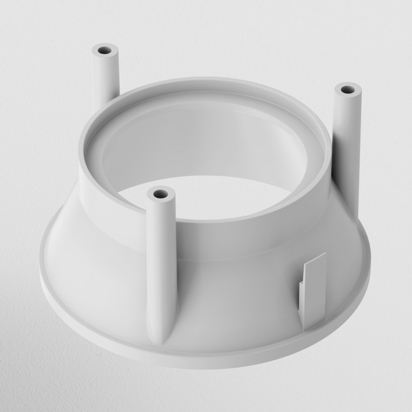Ramka do lampy LED Maytoni Alfa - biała, 6,7cm | Najlepsza cena