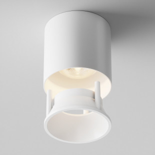 Ramka do lampy LED Maytoni Alfa - biała, 6,7cm | Najlepsza cena