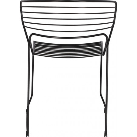 Krzesło druciane Hilly czarne Intesi - Nowoczesny design