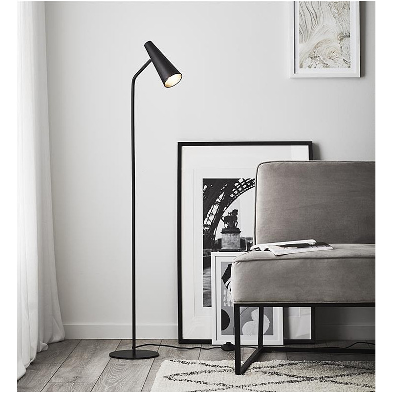 Lampa podłogowa Peak czarna - Markslojd | Skandynawski design