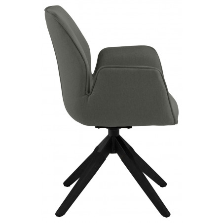 Krzesło obrotowe Actona Aura - Szare, Skandynawski Design