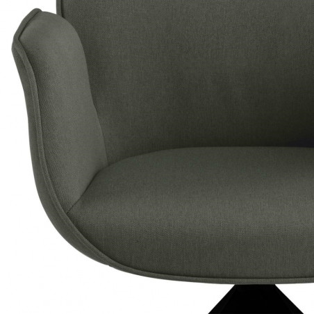 Krzesło obrotowe Actona Aura - Szare, Skandynawski Design