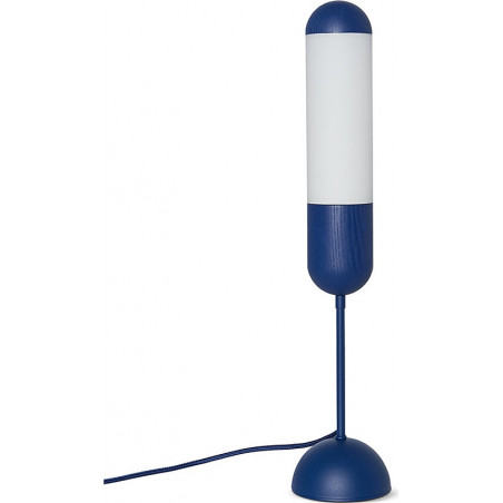 Lampa nocna Funsui Ummo | Niebieska, Szklana | Sklep Lamp