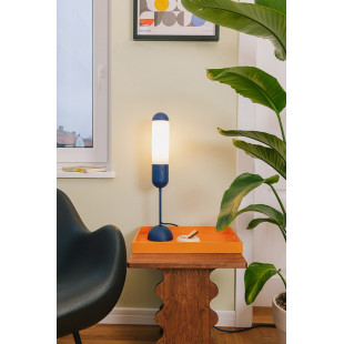 Lampa nocna Funsui Ummo | Niebieska, Szklana | Sklep Lamp