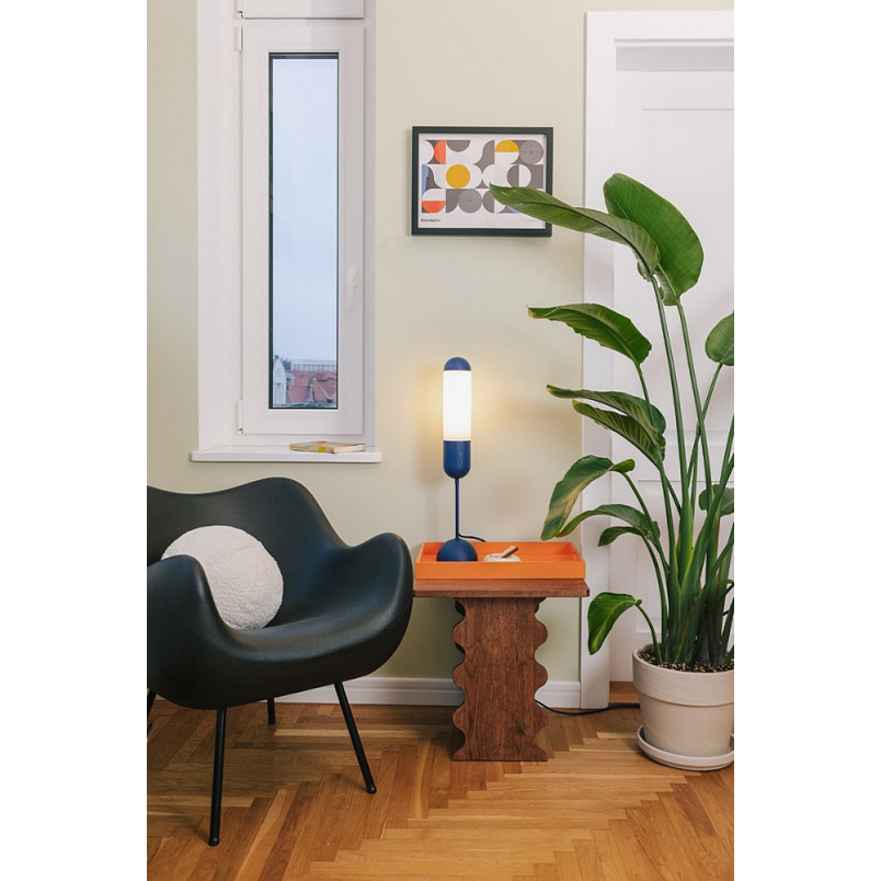 Lampa nocna Funsui Ummo | Niebieska, Szklana | Sklep Lamp