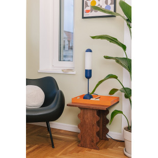 Lampa nocna Funsui Ummo | Niebieska, Szklana | Sklep Lamp