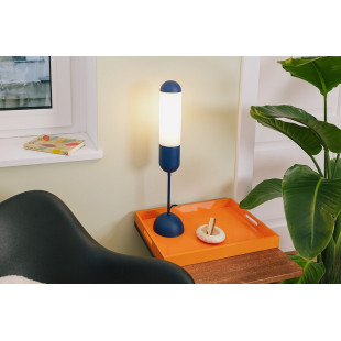 Lampa nocna Funsui Ummo | Niebieska, Szklana | Sklep Lamp