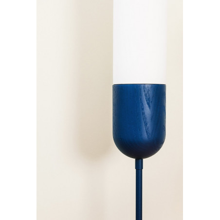 Lampa nocna Funsui Ummo | Niebieska, Szklana | Sklep Lamp