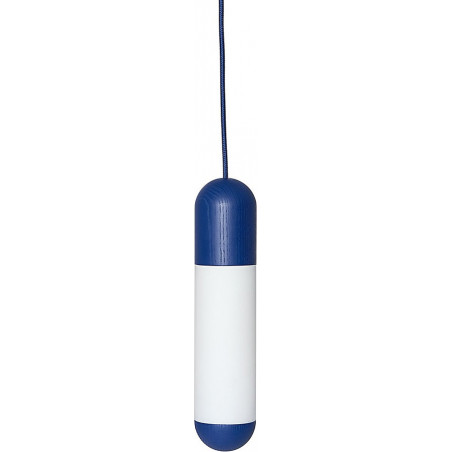 Lampa wisząca szklana Funsui | Ummo - Niebieski Design