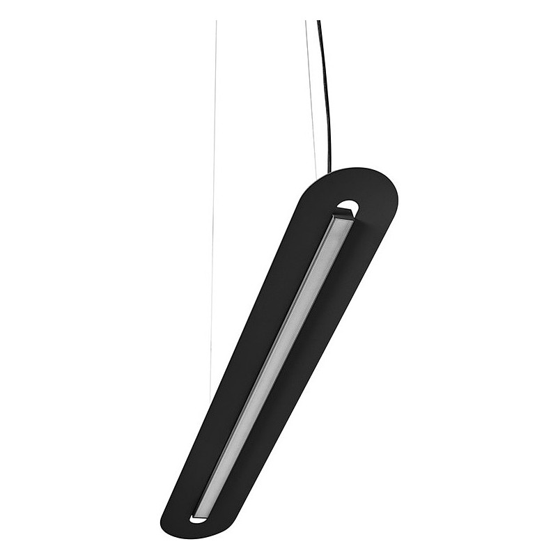 Lampa wisząca Senkei C LED czarna - Ummo | Nowoczesne oświetlenie